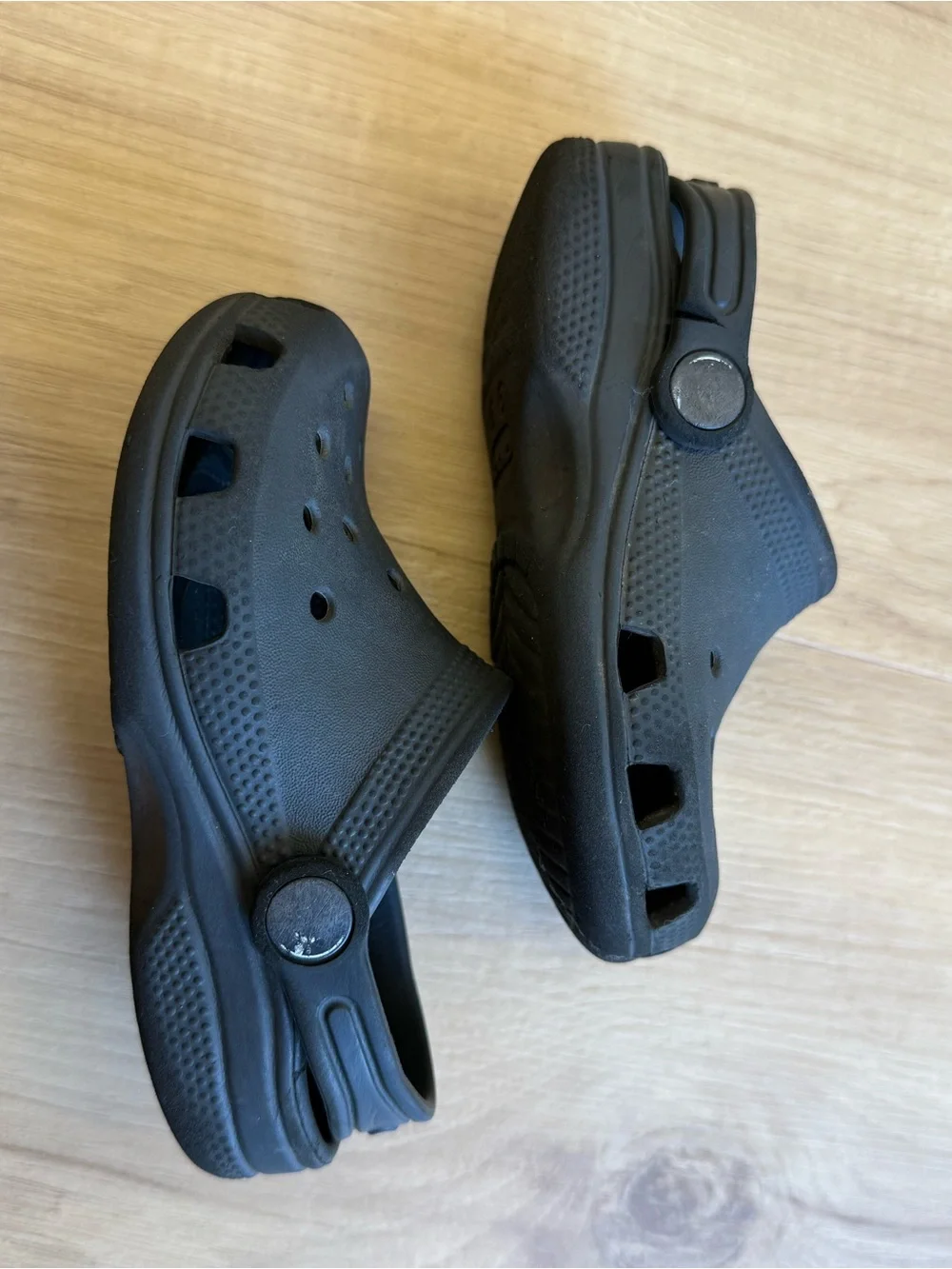 CROCS Kids Black Classic Clog Sandals